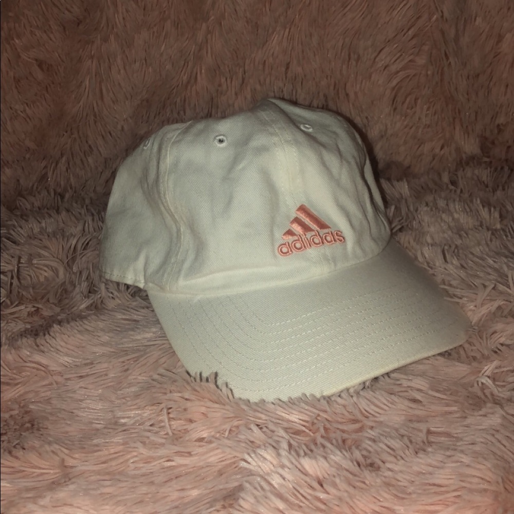 White adidas hat